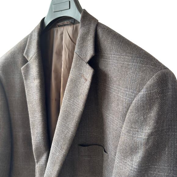 Lauren Ralph Lauren Mens 52L Wool Tweed Blazer Jacket Elbow Patch Sport Coat EUC - Picture 1 of 11